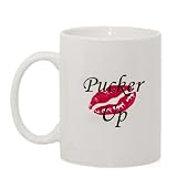 Valentine Mug/ Coffee Cup Pucker up Kisses