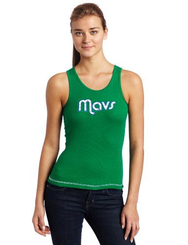 Majestic Threads Dallas Mavericks Nowitzki Player Tank Top, Small, Kelly Green