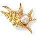 Paspaley South Sea Cultured Pearl Pelican''s Foot Brooch
