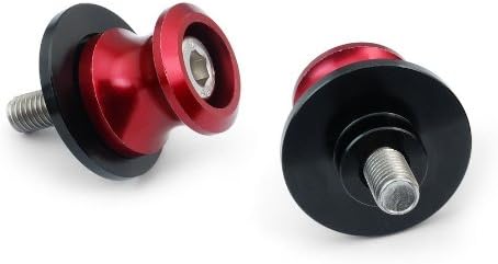 1 Set CNC Racing Dirt Motorcycle Accessories Swing Arm Sliders Spools Red Fit For Yamaha 6mm FZR1000 EXUP 1991