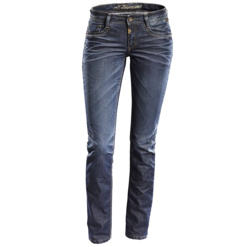 Timezone Damen Jeans Normaler Bund, 16-5306 Sill \"3467 black blue wash\", Gr. 2 Preisvergleich