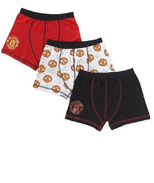 3 Pack Manchester United Boxers 