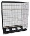 Brand New Lot of 4 Aviary Bird Sugar Glider Ferret Cage 30x18x36BLK
