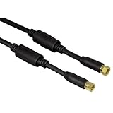 Hama SAT-Anschlusskabel (F-Stecker auf F-Stecker, 100dB, 3m)