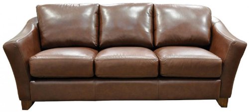 Battista Leather Sofa Set.Rome Burnt Orange