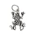 Sterling Silver Cast Charm Adorable Lucky Frog 18mm