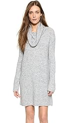 Sweater Acrylic/Nylon/Spandex/Knit Turtleneck  Dress with a Brush/Sweep Train 