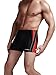 Neleus Men's Solid Splice Square Leg Swimwear