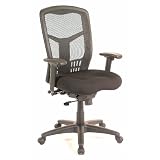 EQA Home CoolMesh Synchro-Tilt High-Back Ergonomic Task Chair with Arms