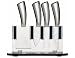 Kitchen Craft Four Piece Cheese Serving Set with Acrylic Stand