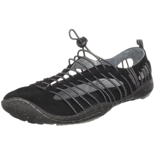Jambu Women's JBU404 -Water-Ready Flat,Black,8 M US