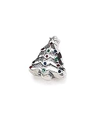 Zable(tm) Sterling Silver Christmas Tree Bead / Charm