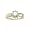 10K Yellow Gold 0.01 ct. Diamond and 6 x 4 MM Pearl Ring