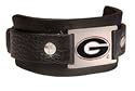 Leather Cuff Bracelet Georgia Bulldogs