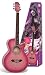 SX GRA1K CPK Pink Acoustic Guitar Package w/Carry Bag, Instructional DVD and Strap