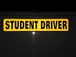 Reflective Student Driver Magnetic Vehicle Sign Car Magnet
