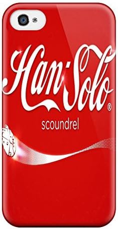 New Premium CFukinw3270uQYGW Case Cover For Iphone 4/4s/ Coca-cola Coke Star Wars Han Solo Millennium Falcon Humor Text Drinks Soda Cola Protective Case Cover