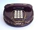 Victorian-styled Decorative Phone - Burgundy - Round