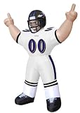 Huge 8' NFL Baltimore Ravens Standing Inflatable Player Outdoor Yard Decoration