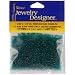 11/0 Glass Seed Beads, Transparent Teal, 20 Gram Pkg