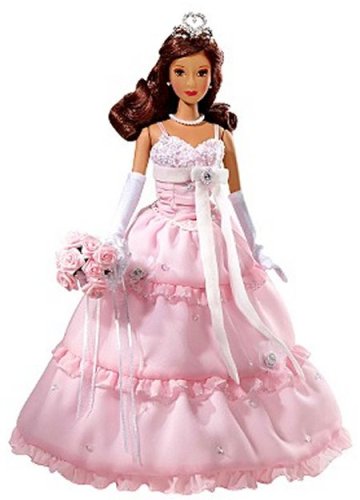 Childrens Toyshop  Toys : Princess Quinceanera 14in Porcelain Doll Pink