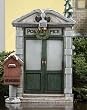 Bristol Falls Victorian Village Post Office Christmas Door Display