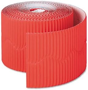 Bordette Decorative Border, 2 1/4" x 50' Roll, Flame Red
