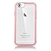 iPhone 6 Case,ULAK [Lumenair Series] LED Case iPhone 6 (4.7) Incoming Call Flash Hybrid Case Cover with (Transparent+White) PC Hard Back Case + Luminous Soft Bumper Frame Case For iPhone 6 (4.7 inch) (Pink)