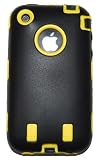 Body Armor for iPhone 3G / 3GS - Black & Yellow