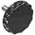 Davies Thermoset Round Grip Utility Knob, Flute Rim, Threaded Stud, 5/16-18 Thread Size X 3/4" Thread Length, 1-3/4" Diameter (Pack of 5)