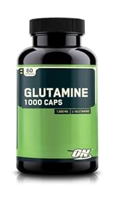 Optimum Nutrition Glutamine 1000mg, 60 Capsules (Pack of 2)