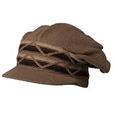Big New Wave Rasta Beanie Visor- Khaki W27S27A