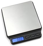 Balance de cuisine digitale, plateau inox, haute précision 200g x 0.01g