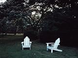 Lawn Chairs Encouraging One to Relax in a Shady Yard Photographic Poster Print by Ira Block, 12x16