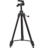 Sunpak 6600DX 65.3in. 3 Section Geared Braced Tripod in Black With 3-way QR Panhead