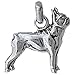 boston terrier - Dog Themed Jewelry Sterling Silver Boston Terrier Charm