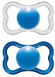 MAM 226311 - Air Silikon 16+, Schnuller für Jungen, Doppelpack, farblich sortiert