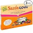 Goya Sazon Jumbo Pack, 6.33-Ounce Packages (Pack of 3)