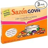 Goya Sazon Jumbo Pack, 6.33-Ounce Packages (Pack of 3)