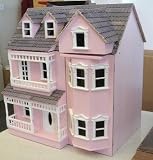 DOLLS HOUSE/ VICTORIAN STYLE/ EXMOUTH/ PINK/ NEW
