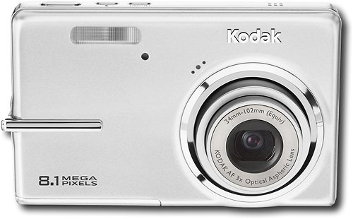 Kodak EasyShare M893IS 8.1MP Digital Camera with 3x Optical Image Stabilized Zoom (Silver)