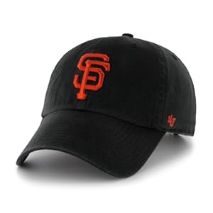 MLB San Francisco Giants '47 Clean Up Adjustable Hat, Black, One Size