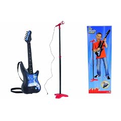 Simba  6832129 My Music World  Gitarre mit Standmikrofon 70-130 cm