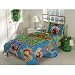 Alex Moody Monster Interactive Quilt with under-bed storage - Blue (Twin)