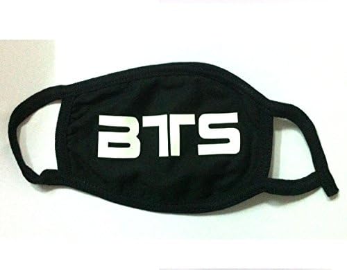 Kpop Bangtan Boys BTS White Flex Imprinted Unisex Mouth Mask