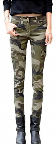 SCREW DRIVE 迷彩 パンツ スキニー ストレッチ