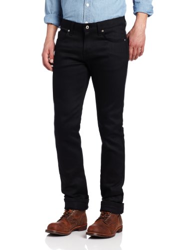 Naked & Famous Denim Men's SkinnyGuy Jean In Black Power-Stretch