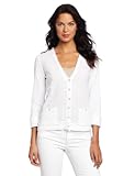 Jones New York Women's Petite V-Neck Cardigan