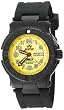 REACTOR Men's 59807 Trident Never Dark Yellow Dial Black Rubber Strap Sport Watch
