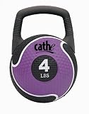 Fitness by Cathe 4-Pound 2 in 1 Power Medicine Ball And Kettlebell with DVD